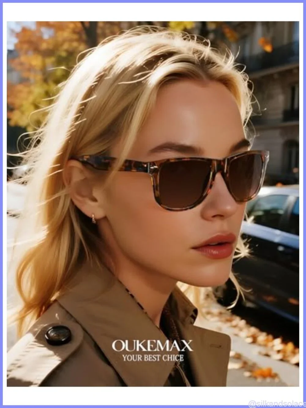 Polarized Sunglasses UV400 Protection Square Full Frame Unisex